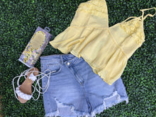 Load image into Gallery viewer, Ruffles of sunshine Peplum top
