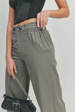 Load image into Gallery viewer, Siren Olive draw adjust string pants
