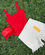 Load image into Gallery viewer, Fellyn white distressed shorts

