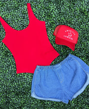 Load image into Gallery viewer, Denim Dolphin elastic shorts
