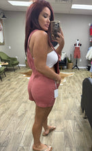 Load image into Gallery viewer, Cabernet crush knot romper
