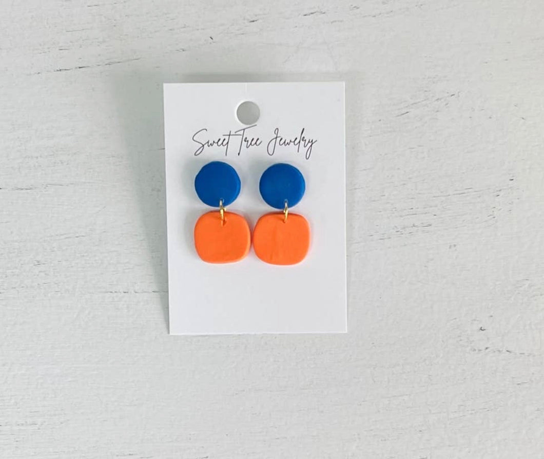 Game day Clay Dangle Earring-Florida Gators