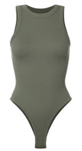 Load image into Gallery viewer, Braylen tank bodysuit -Moss
