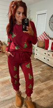 Load image into Gallery viewer, O Christmas tree loungewear set
