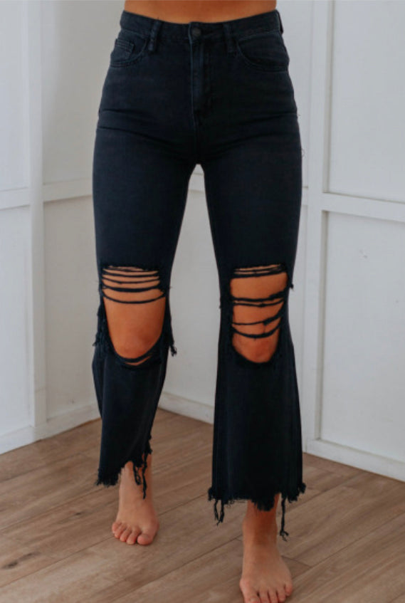 Leslie vervet black jeans