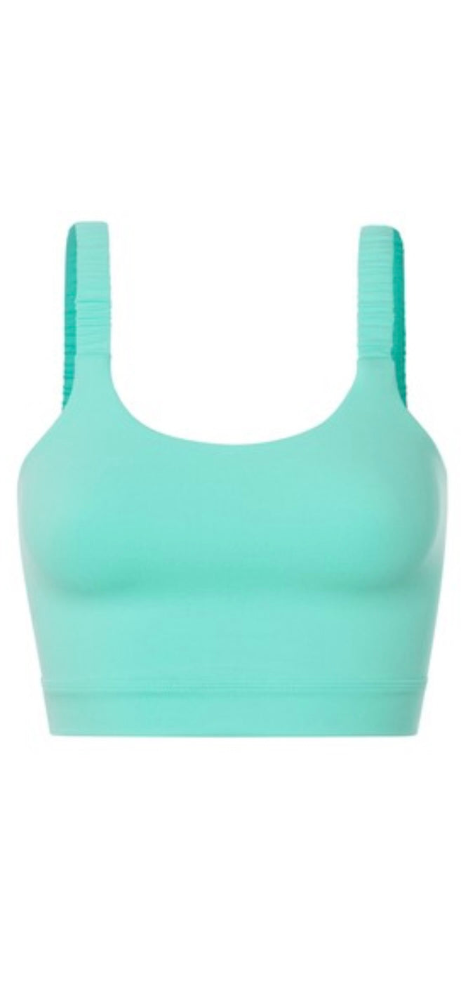 Soft teal scrunch strap Brami