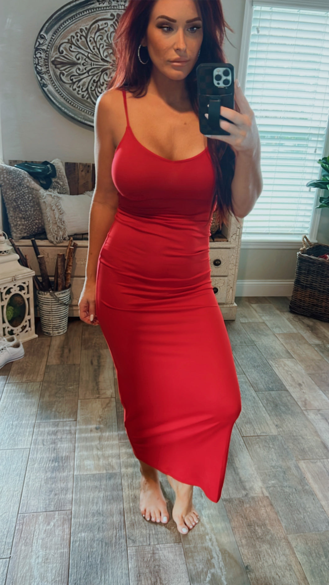 Love affair maxi dress~Red