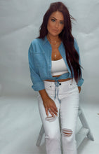 Load image into Gallery viewer, Krissy White distressed cuffed kancan jeans
